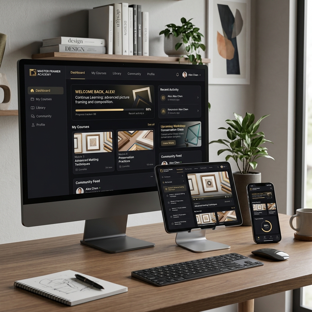 Master Framer Academy Multi-device Mockup